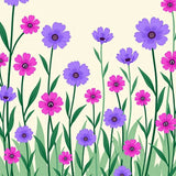 Blossom Field Welcoming Arch Doorway Floral Botanical Entrance(Purple)