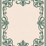 Floral Damask with Anti Slip Rubber Foundation(Ivory)