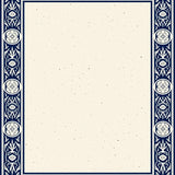 Artisan Crafted Speckled Perimeter Youth with Classic Motifs(Blue)