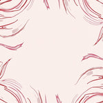 Abstract Brushstroke Art Throw with Watercolor Splash Effects (Red) - ODIKA