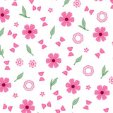 Enchanted Meadow Floral Blossom Petal Ornate Handwoven(Pink)