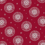 Snowflake Winter Wonderland Festive Holiday Door(Red)