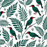 Fluttering Wings Tropical(Green)