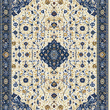 Abstract Floral for(Blue)