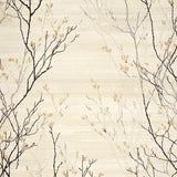 Alpine Retreat Twig Decorative for Cozy Hearth Spaces(Beige)