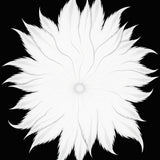 Dreamy Cumulus Shaped Decorative Accent Plush Faux Sheepskin(Black)