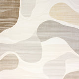 Tranquil Hearth with Driftwood Swirls and Pale Neutrals(Beige)