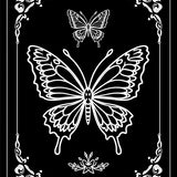 Enchanted Mystical Garden Decorative (Black)