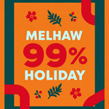 Joyful Seasonal Entrance Coir Greeting(Orange)