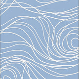 Scandinavian Inspired Waves and Minimalist Dotted Accents (Blue) - ODIKA