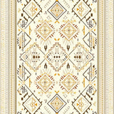 Chic Beige Tribal Area Indoor Entryway for Home(Beige)