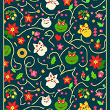 Cheerful Cat and Seasonal with Dynamic(Red)