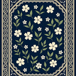 Vintage Botanical Blossom (Blue) - ODIKA