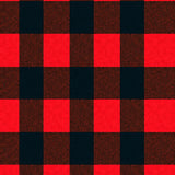 Bold Buffalo Check with Crisp Interlocking Lines(Red)