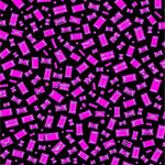 Celestial Mosaic with Radiant Fragmented Shapes(Black) - ODIKA