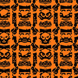 Jack O Lantern Gingham with Festive Accents(Orange)