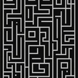 Artistic Labyrinth Maze Crisscross Abstract (Black)