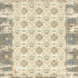 Easy Care Beige Area Oriental Medallion Classic Vintage Design(Beige)
