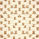 Baby Boy Nursery Cute Bear Print Design(Beige)