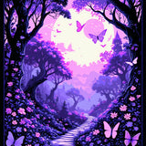 Colorful Wildlife Wonderland Display(Purple)