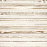 Echo Weave Cream & Brown Interplay Geometric Boho Style(Beige)