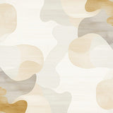 Beige & Ivory Abstract Art Non Slip Home Decor(Beige)