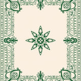Heritage Paisley Garden with Intricate Swirl Embellishments(Ivory)