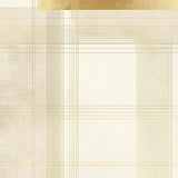 Abstract Gold Accent Line Area(Beige)