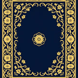 Enchanted Botanical Garden Vine Lattice Blossom Mystical(Gold)