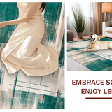 Chic Distressed Multicolor Visual(Green)