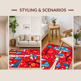 Cheerful Funky Nature Inspired(Red)