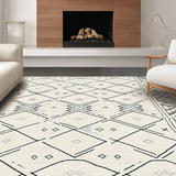 Elegant Geometric Grey Tones(Beige)