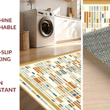 Ultra Soft Area Rug, Non Slip, Stain Resistant, Washable Area Rugs for Living Room, Bedroom, Sophisticated Beige and White Contrast(Brown)