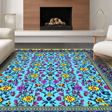 Elegant Retro Garden Design(Blue)
