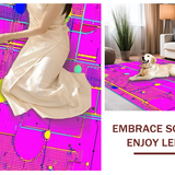 Dynamic Colorful Textured Layers(Pink)