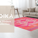 Modern Colorful Geometric Motif(Pink)