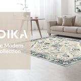 Artistic Cream Geometric Motif(Beige)