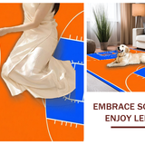 Ultra Soft Area Rug, Non Slip, Stain Resistant, Washable Area Rugs for Living Room, Bedroom, Contemporary Athletic Visual Appeal(Orange)