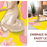 Joyful Circular Floral Fusion(Yellow)