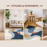 Luxurious Dual Tone Curvilinear Design(Blue)