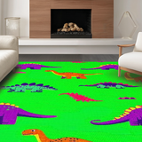 Cheerful Dino Parade Decorative Style(Green)