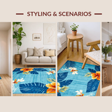 Eclectic Earthy Floral Fusion(Blue)