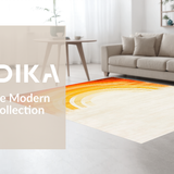 Ultra Soft Area Rug, Non Slip, Stain Resistant, Washable Area Rugs for Living Room, Bedroom, Radiant Multi-Hued Tiled Pattern(Yellow)