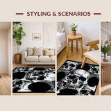 Dramatic Skull Art Arrangement(Black)