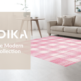 Fresh Minimalist Checkerboard Motif(Pink)