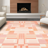 Contemporary Vibrant Geometric Design(Pink)