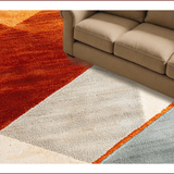 Ultra Soft Area Rug, Non Slip, Stain Resistant, Washable Area Rugs for Living Room, Bedroom, Modern Plush Area Rug for Dining Room(Orange)