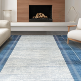 Ultra Soft Area Rug, Non Slip, Stain Resistant, Washable Area Rugs for Living Room, Bedroom, Chic Contemporary Animal Print(Gray)