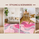 Contemporary Pink Geometric Aesthetics(Pink)