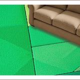 Ultra Soft Area Rug, Non Slip, Stain Resistant, Washable Area Rugs for Living Room, Bedroom, Soft Washable Abstract Bedroom Area Rug(Green)